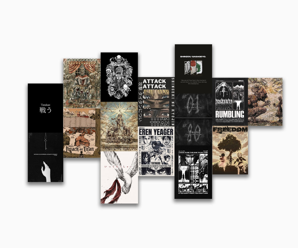 Attack On Titan Poster Set (x15 A5)