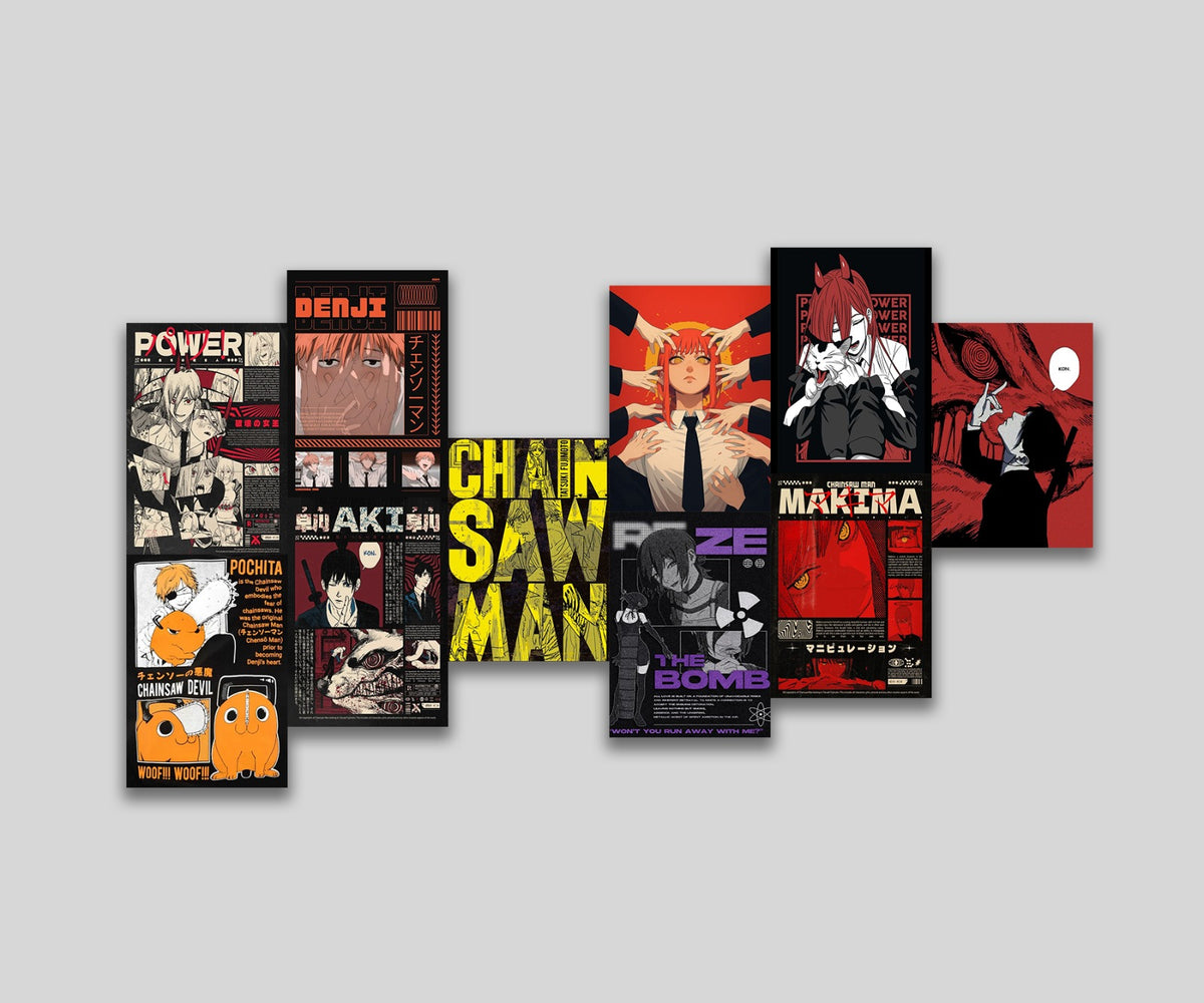Chainsaw Man Poster Set (x10 A5)