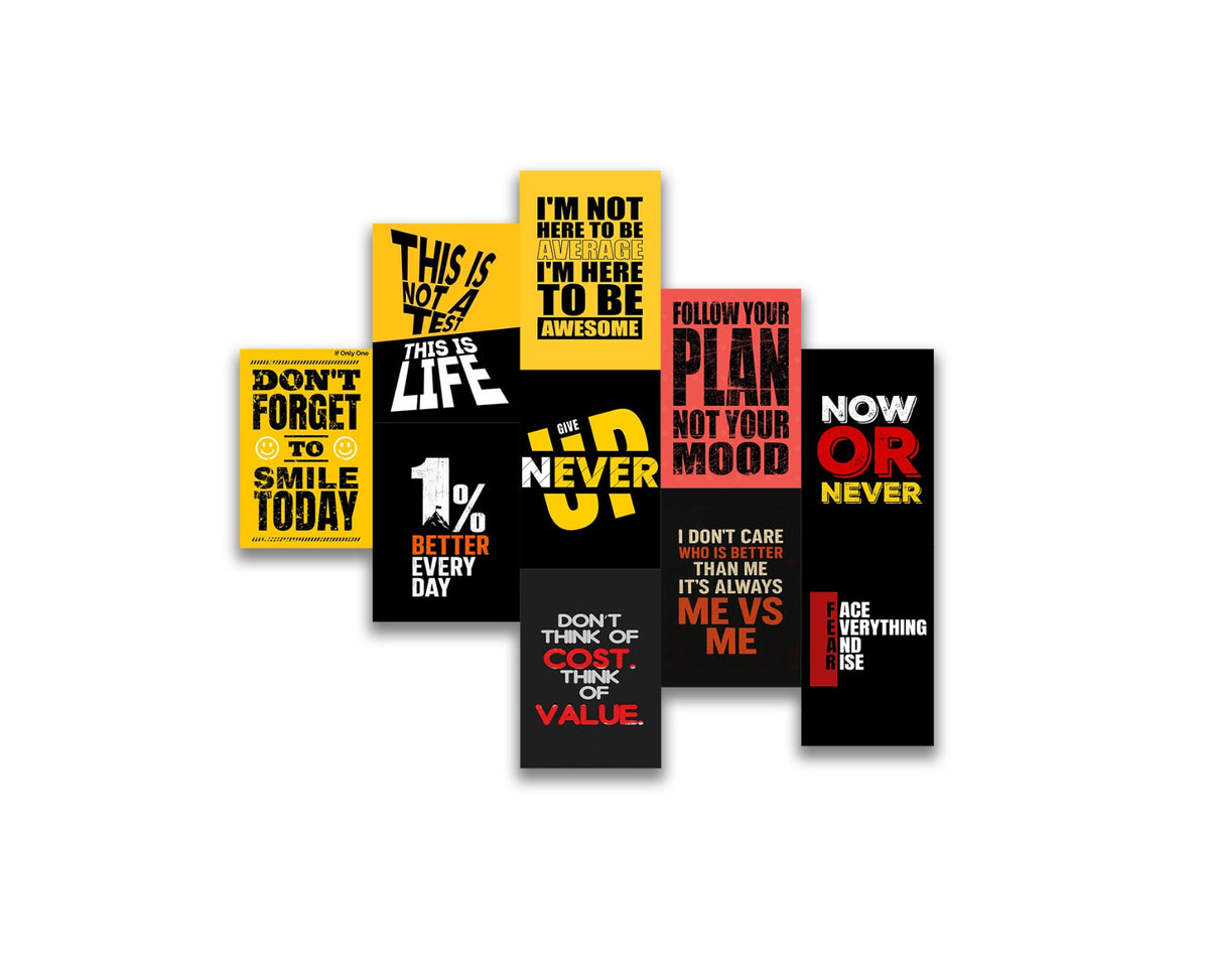 Motivational 2.0 Poster Set (x10 A5)