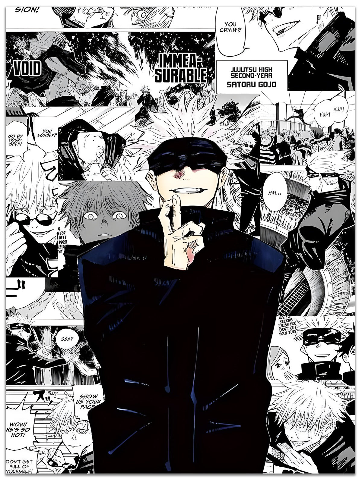 Gojo Satoru Manga Poster