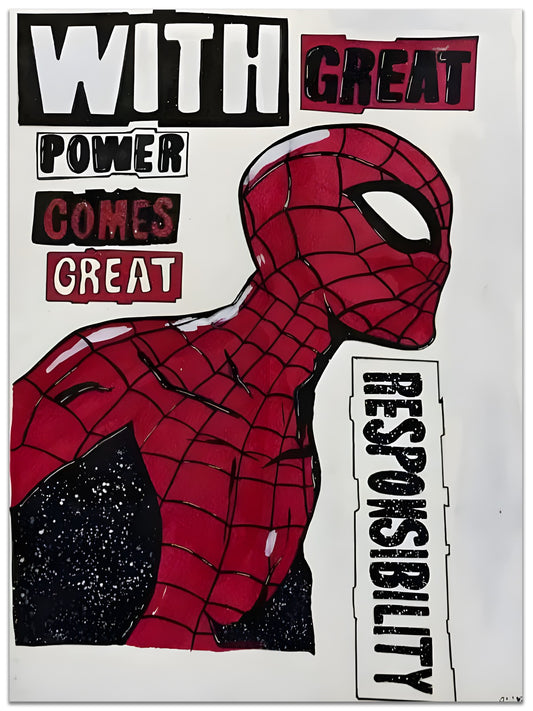 With Great Power Comes Great Responsibility Poster