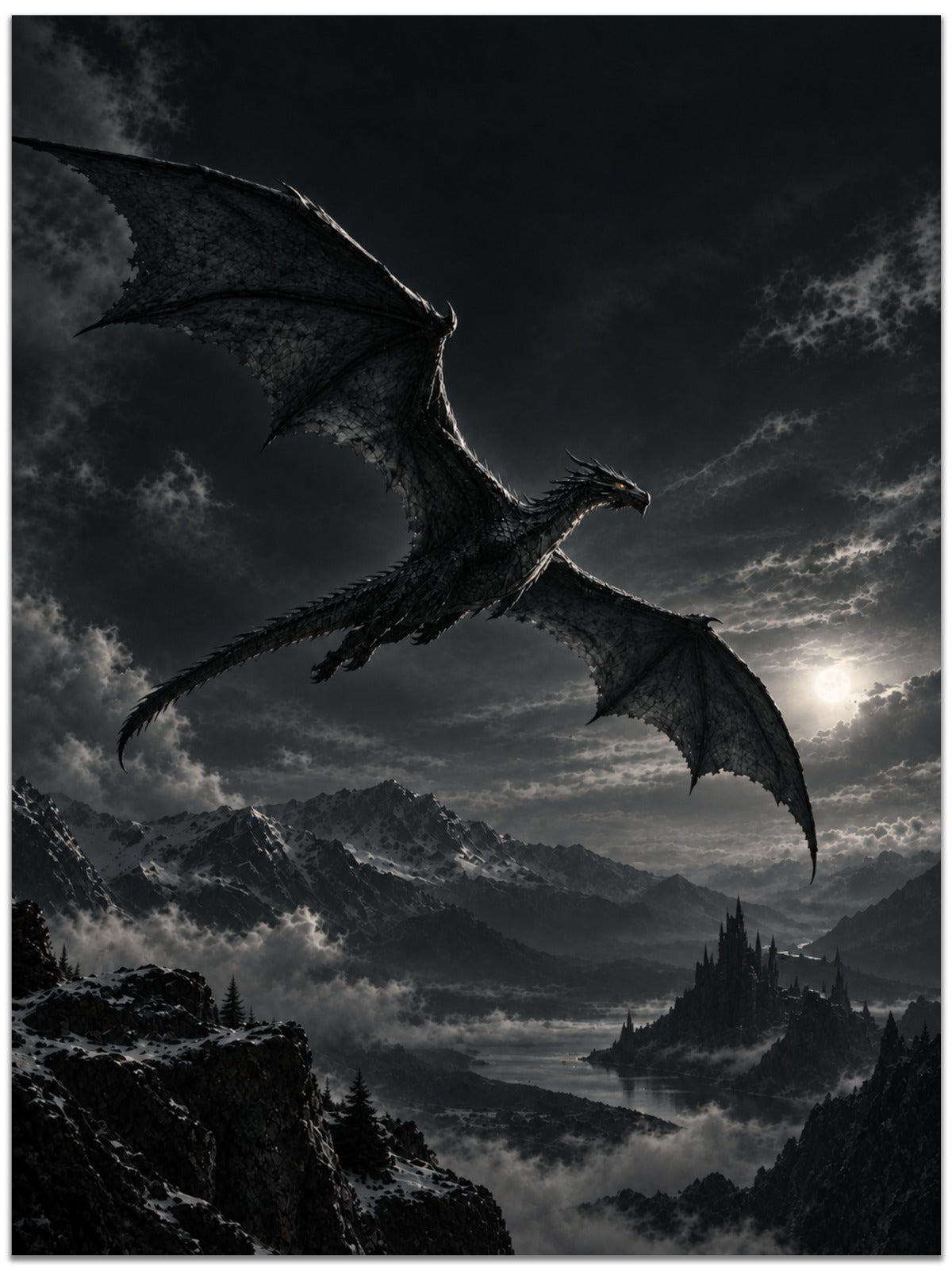 Night Dragon Poster