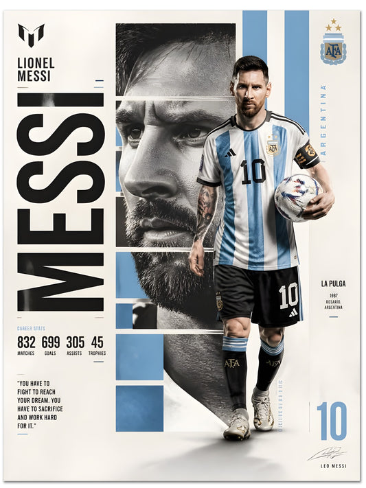 Messi Graphic Poster