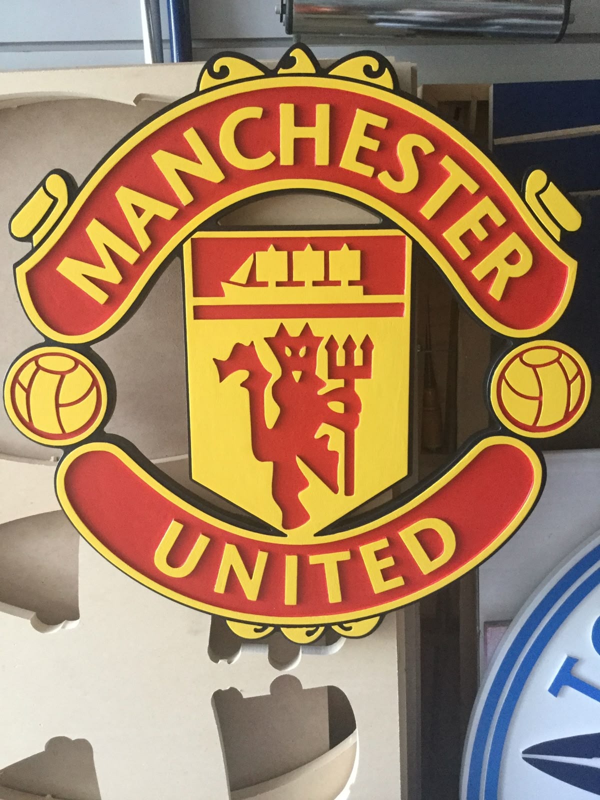 Manchester United Acrylic Logo