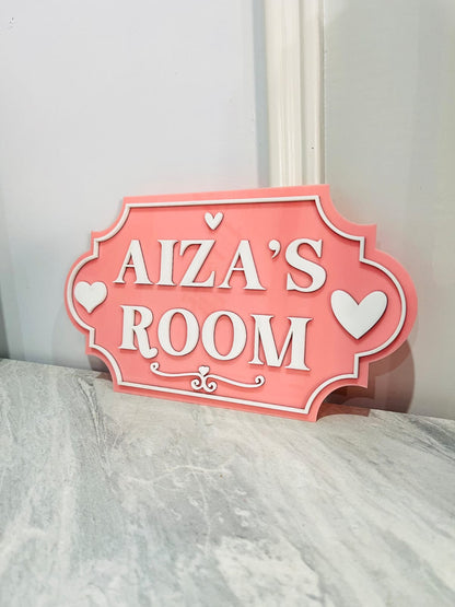Custom Acrylic Door Name Plate