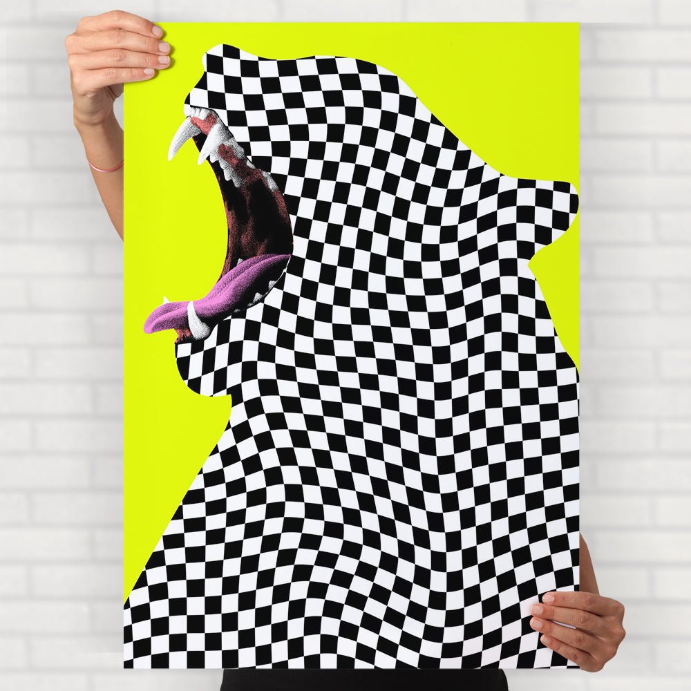 Abstract Lion Poster - Posters