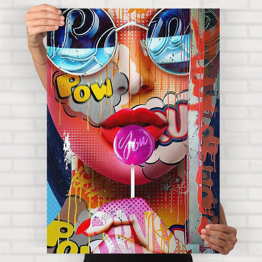 Abstract Pop Art Poster - Posters