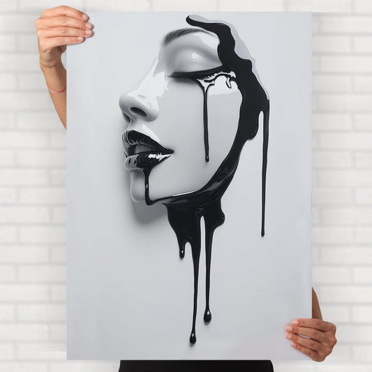 Abstract Woman Art Poster - Posters