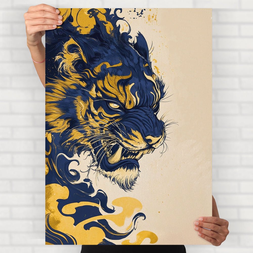 Aesthetic Lion Poster - Posters