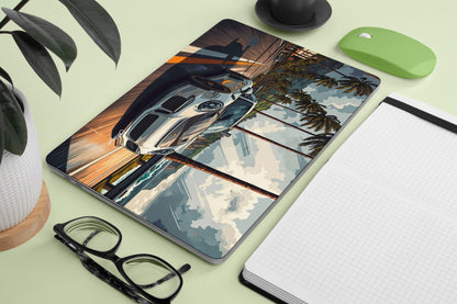 Aesthetic Porsche Laptop Skin - laptop skins