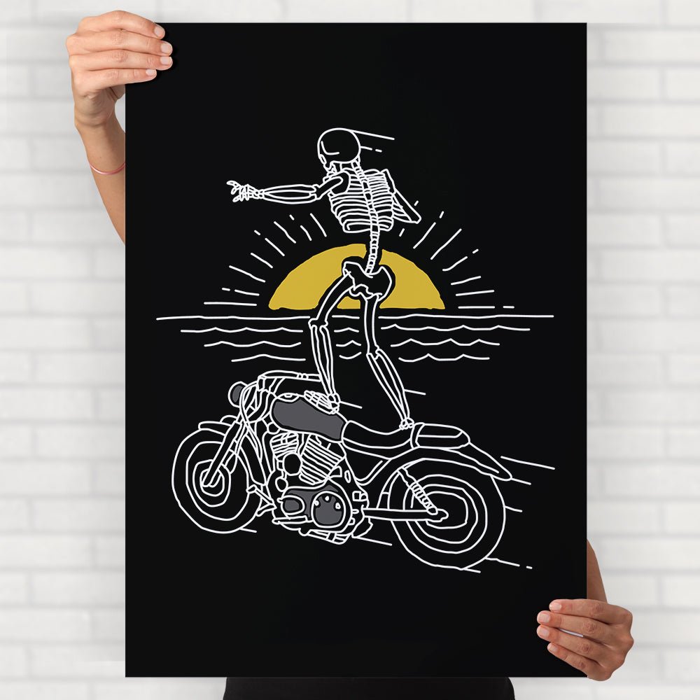 Aesthetic Skeleton Poster - Posters
