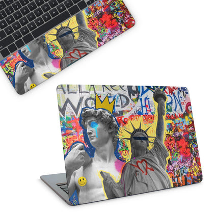 Aesthetic Statue Of Liberty Laptop Skin - laptop skins