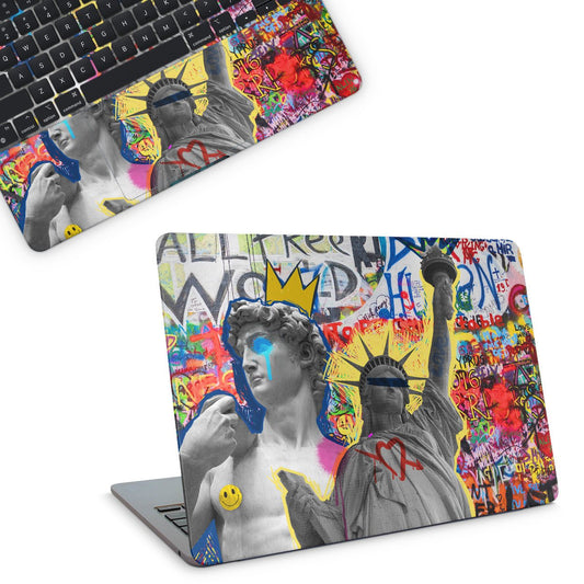 Aesthetic Statue Of The Liberty MacBook Skin - macbook skins