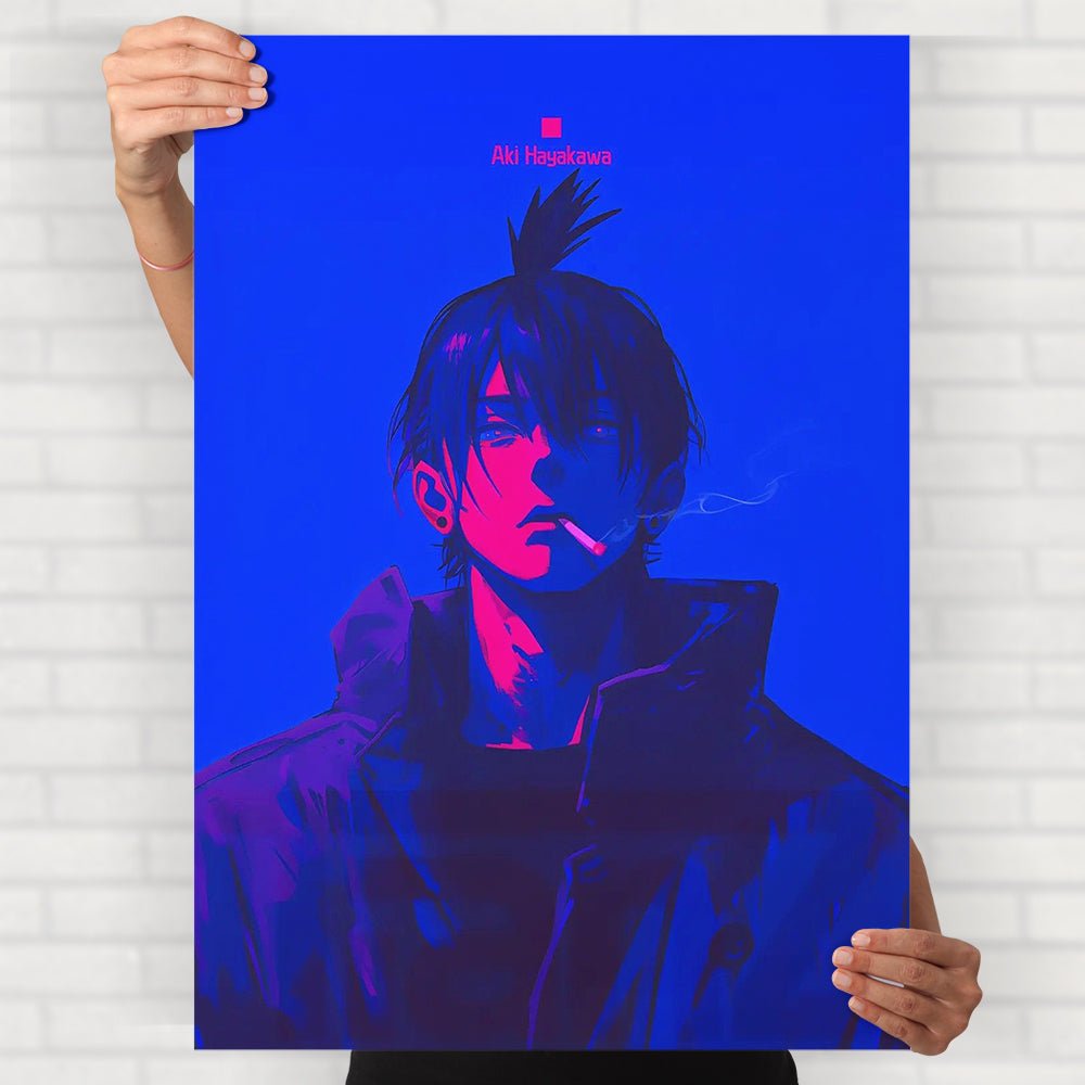 Aki Hayakawa Poster | Chainsaw Man Wall Art - Posters