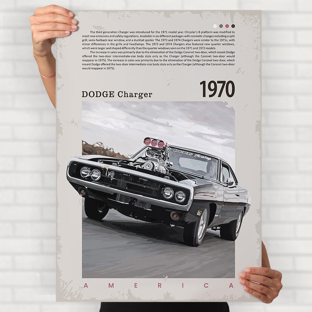 dodge charger poster