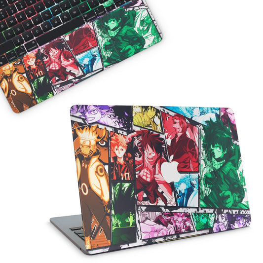 Anime Characters Macbook Skin - macbook skins