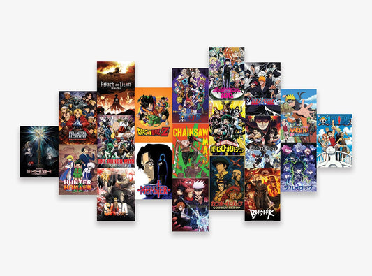 Anime Posters Set (x20 A5) - Poster set