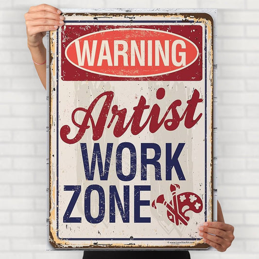 Artist Work Zone Poster - Posters