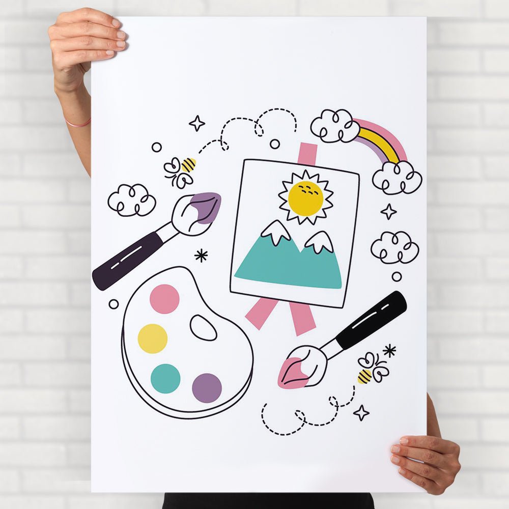 Artistic Doodles Poster - Posters