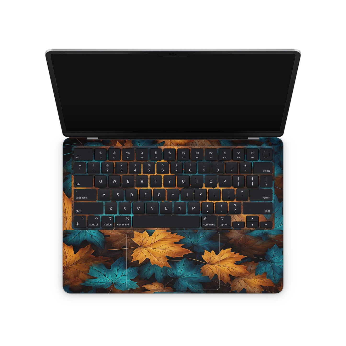 Macbook Skin - Autumn Leaves inside