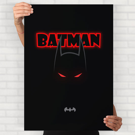 Red Batman Poster