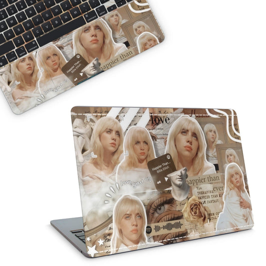 Billie Eilish Layout Macbook Skin - macbook skins