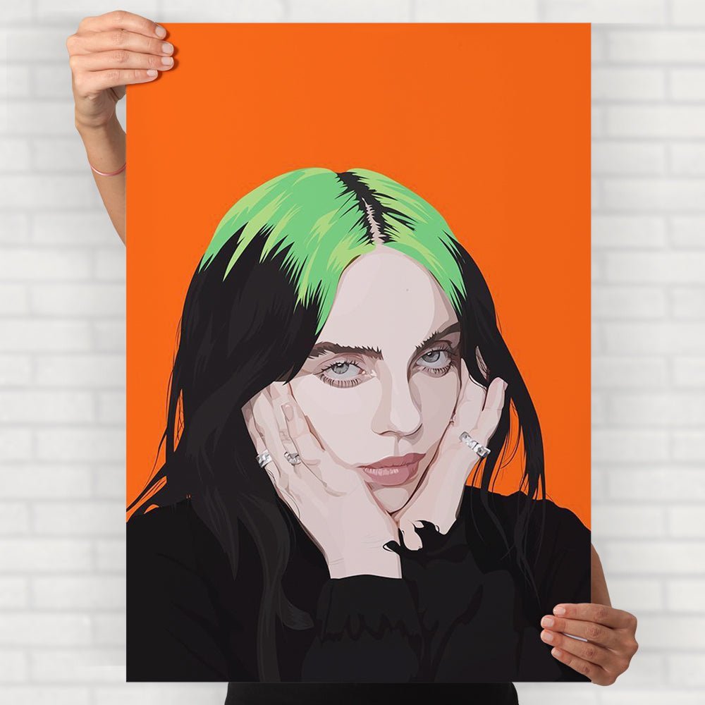 Billie Eilish Poster | Celebrity Wall Art - Posters