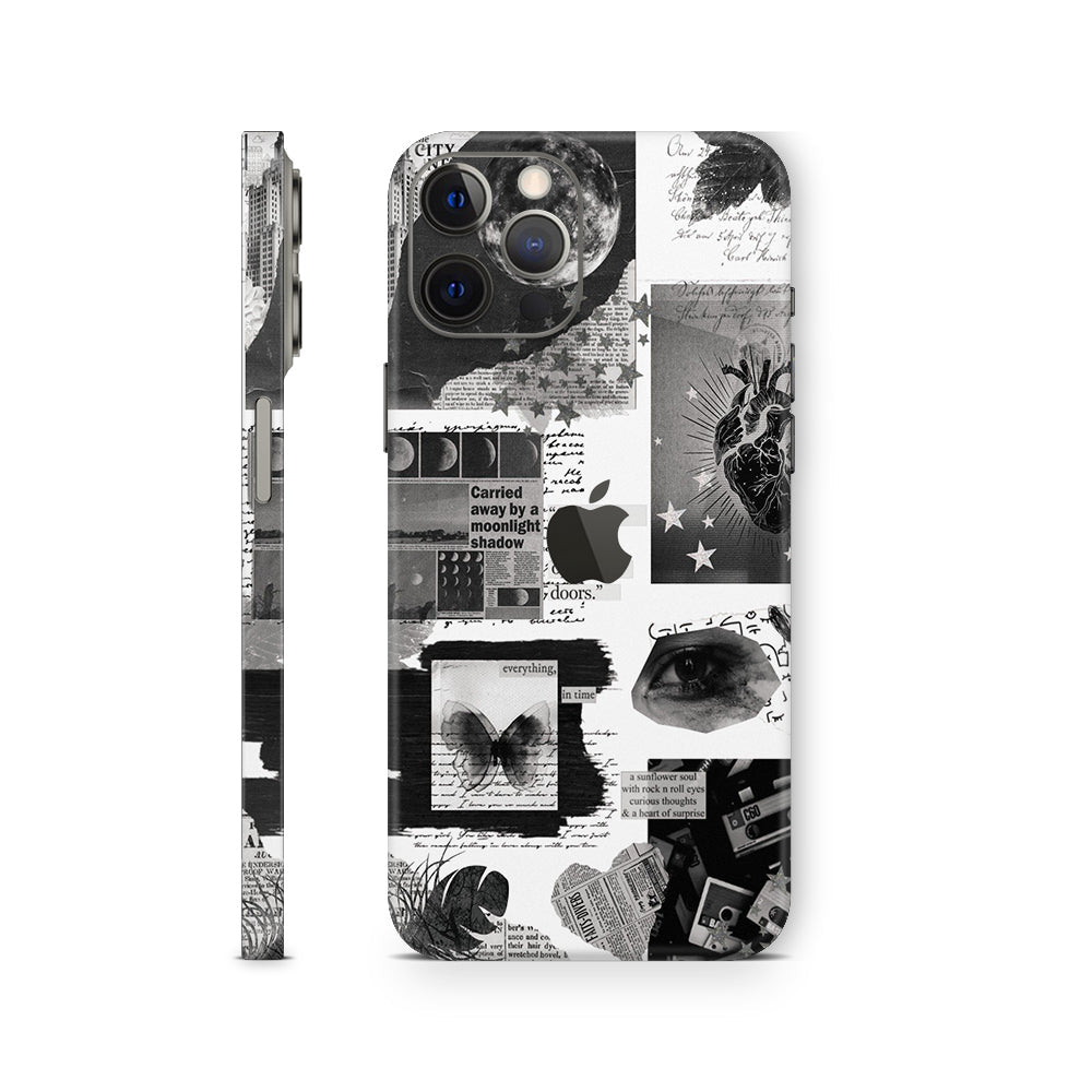 Black Aesthetic iPhone Skin - phone skin