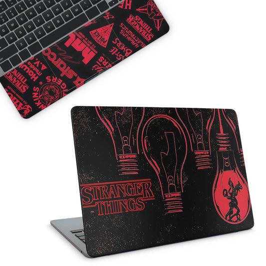 Black Stranger Things Laptop Skin - laptop skins