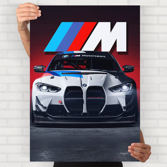 BMW M4 Car Poster - Posters