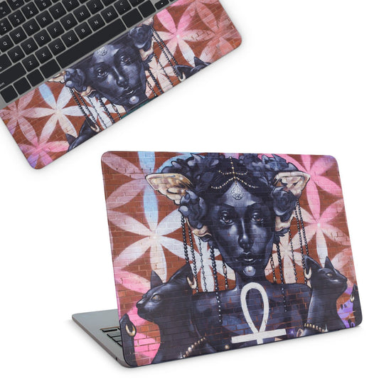 Cat Goddess Laptop Skin - laptop skins
