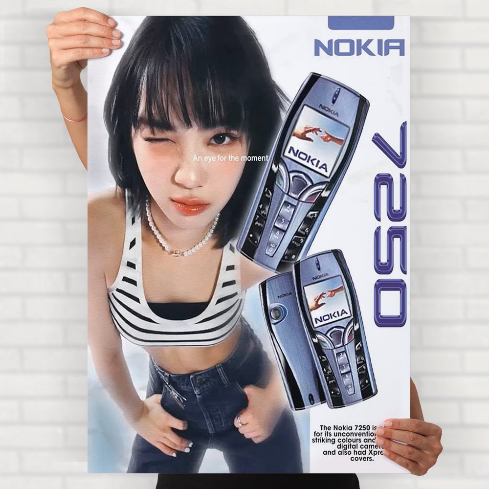 Chaewon Nokia Graphic Poster - Posters