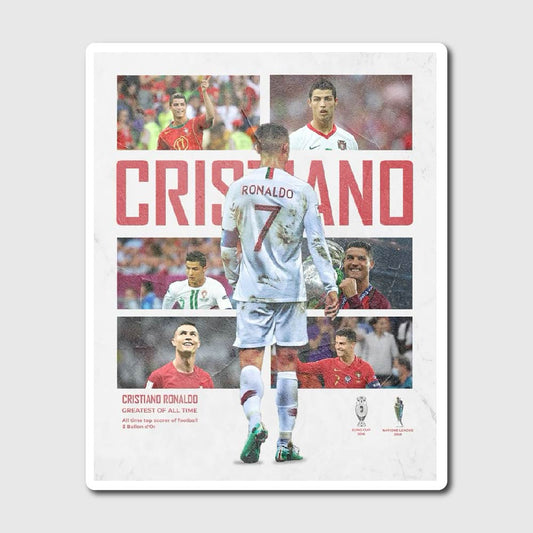 Christiano Poster Sticker - sticker