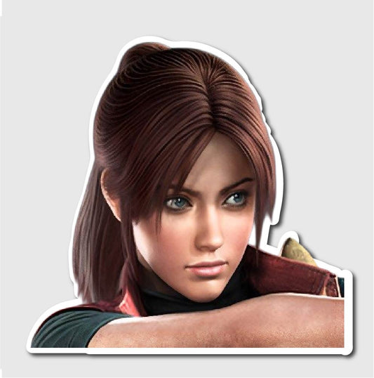 Claire Redfield Sticker - latop top stickers