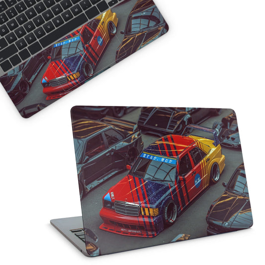 Colorful Mercedes Laptop Skin - laptop skins