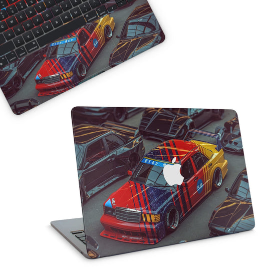 Colorful Mercedes Macbook Skin - macbook skins