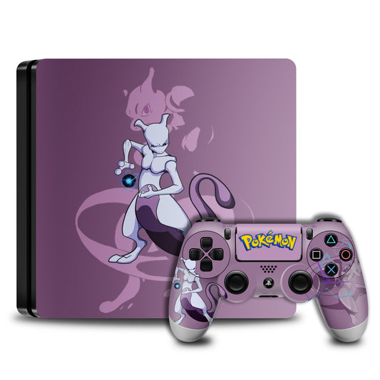 Ps4 Mewtwo Console and Controller skin Combo