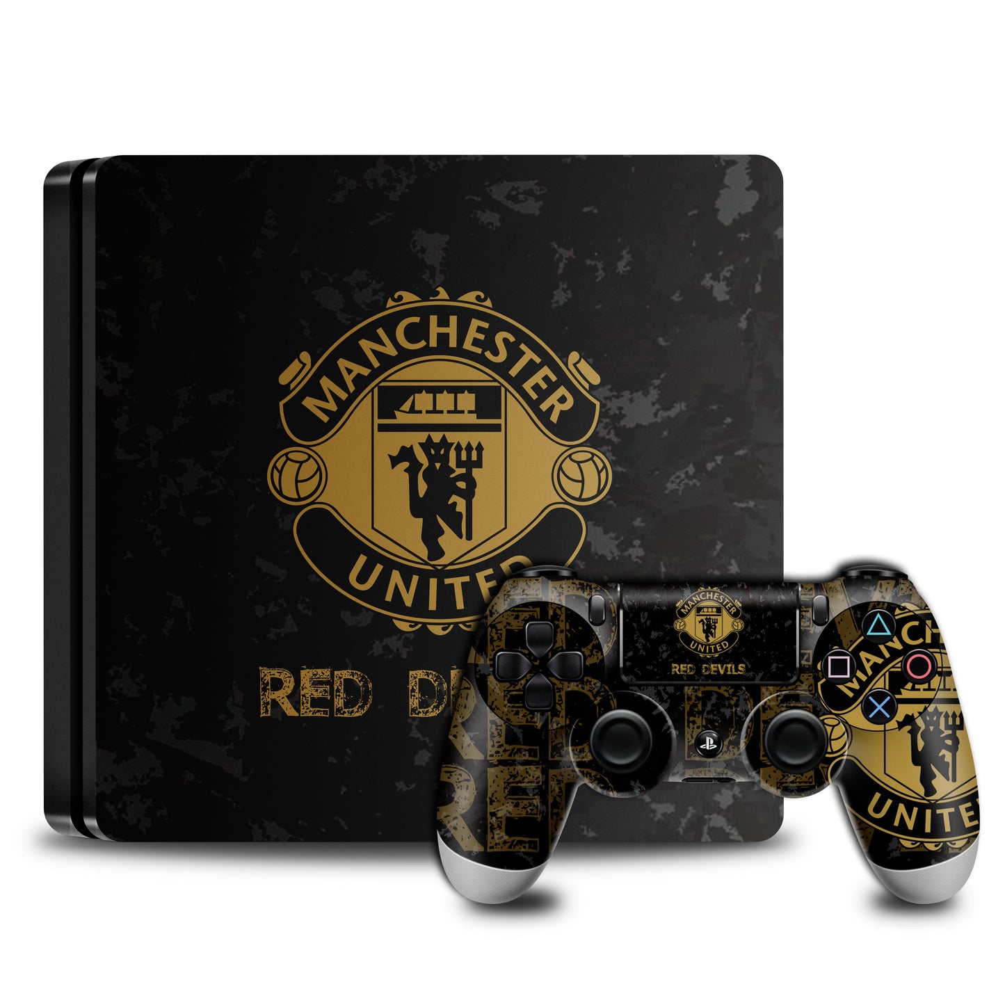 Ps4 Manchester united Console and Controller Skin combo 