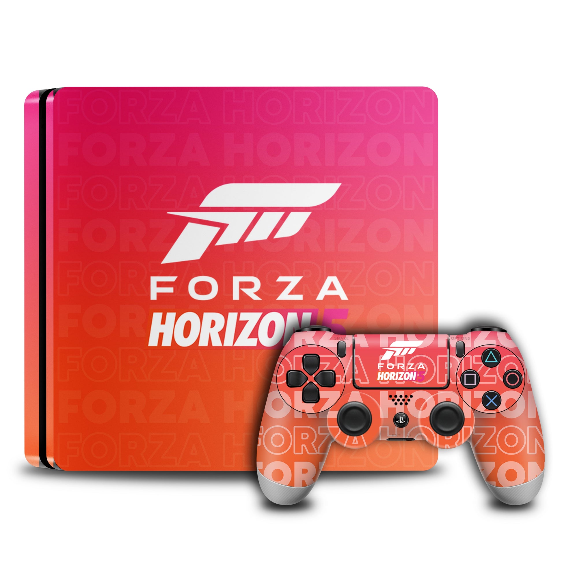 PS4 Forza Horizon Console and Controller skin Combo 