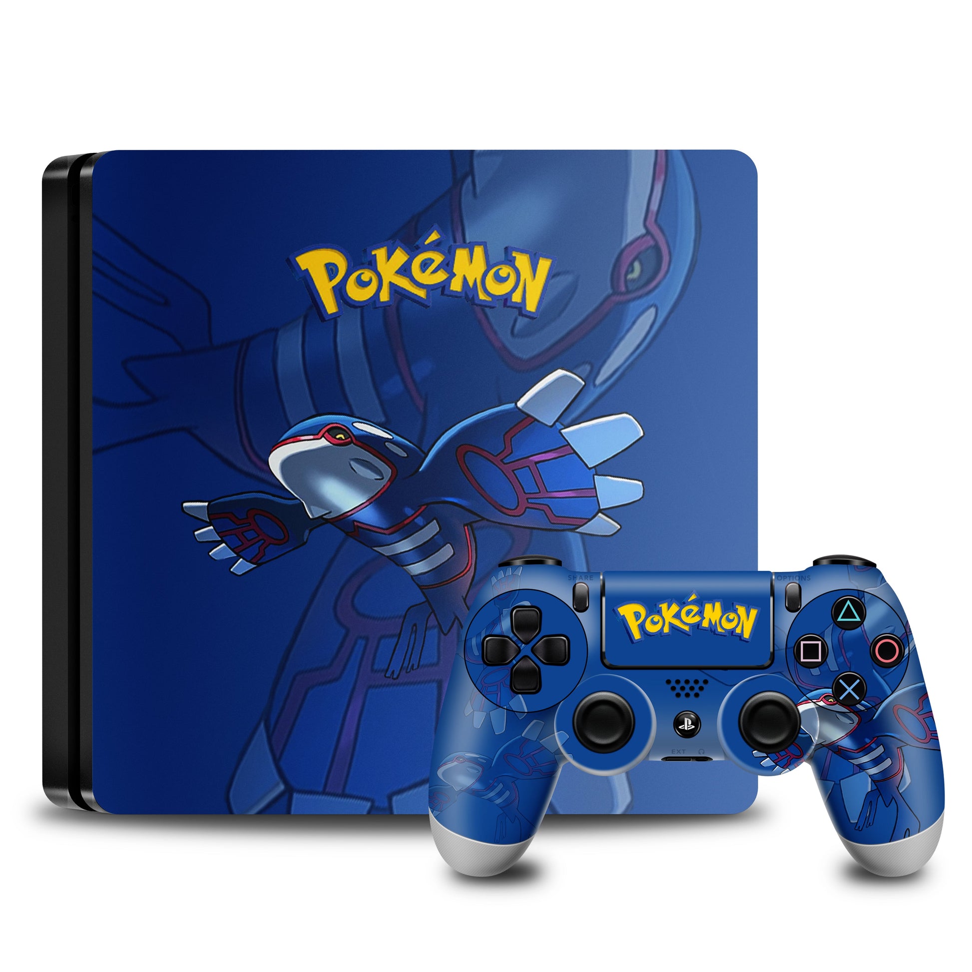 Ps4 Kyogre Console and Controller skin combo 