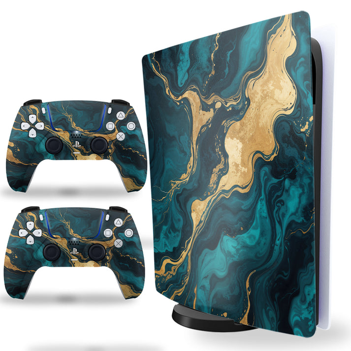 Green Marble Texture Ps5 Skins