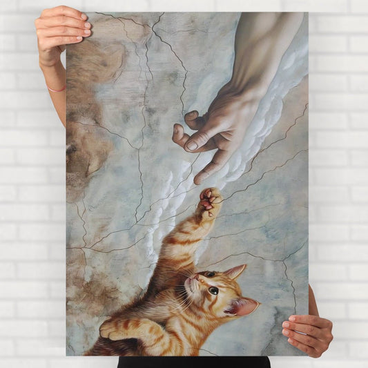 Creation Of Adam Parody Poster - Posters