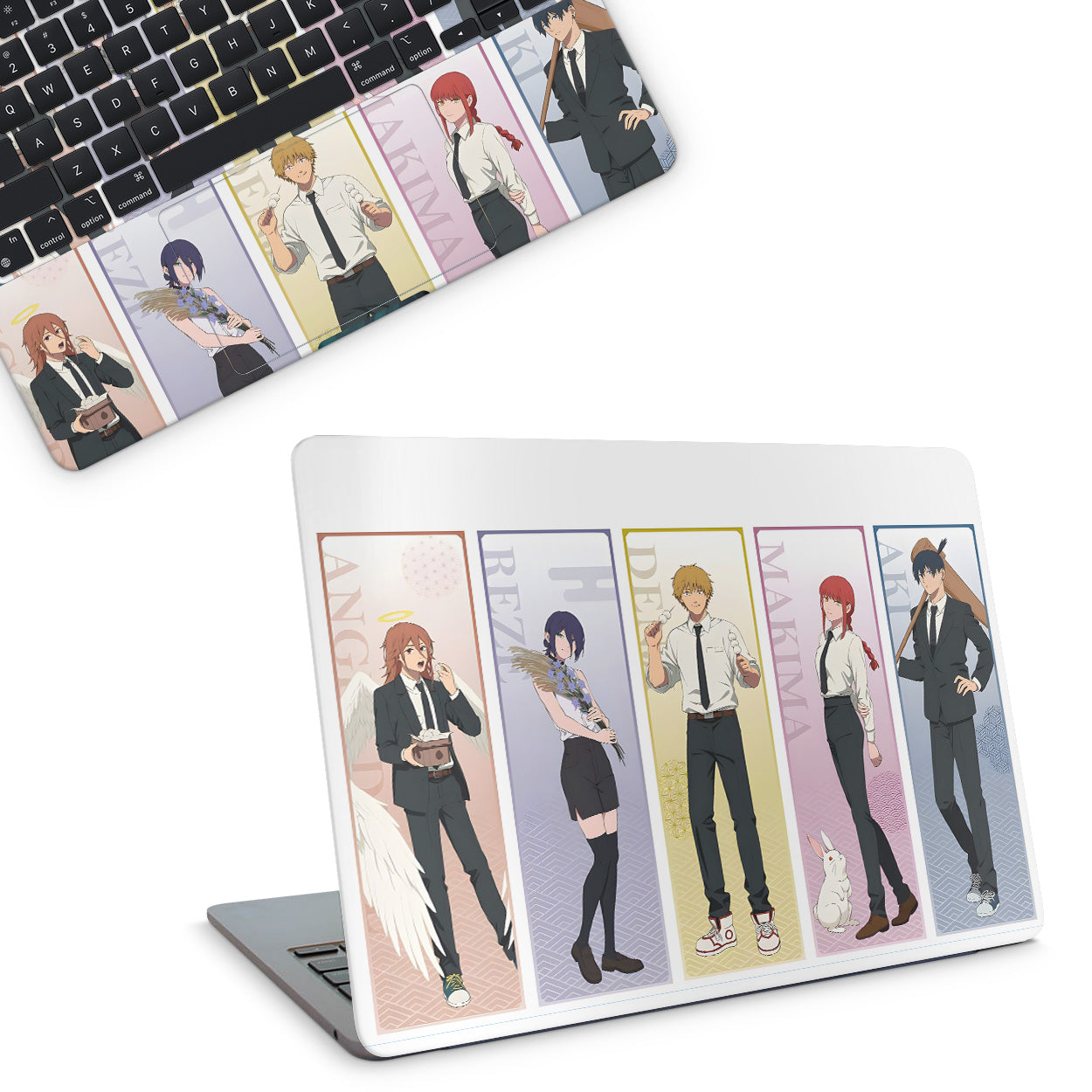 Chainsaw Man Characters Macbook Skin