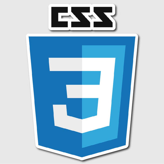 CSS Language Sticker - sticker