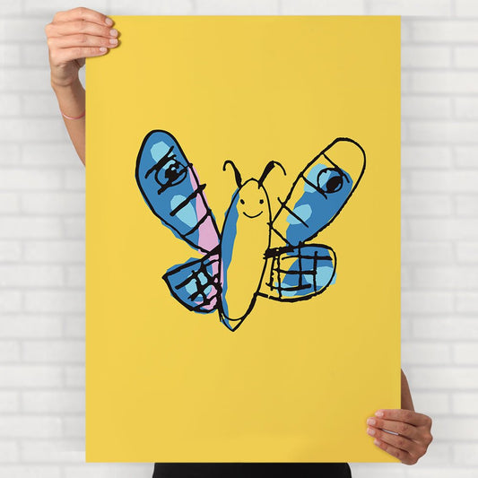 Cute Butterfly Poster - Posters