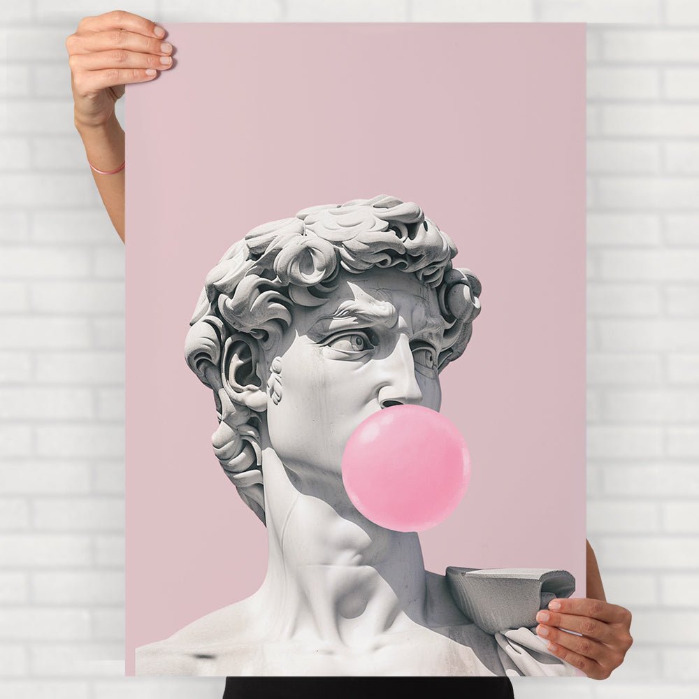 David Statue Poster - Posters