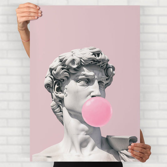 David Statue Poster - Posters