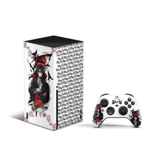 xbox series x skin - itachi theme console & controller skin