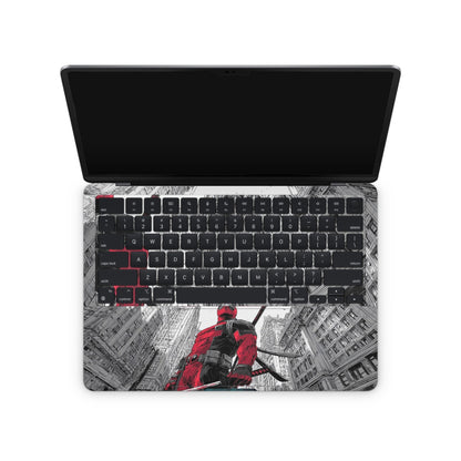 Deadpool Standing Macbook Skin - macbook skins