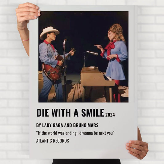 Die With A Smile Poster - Posters
